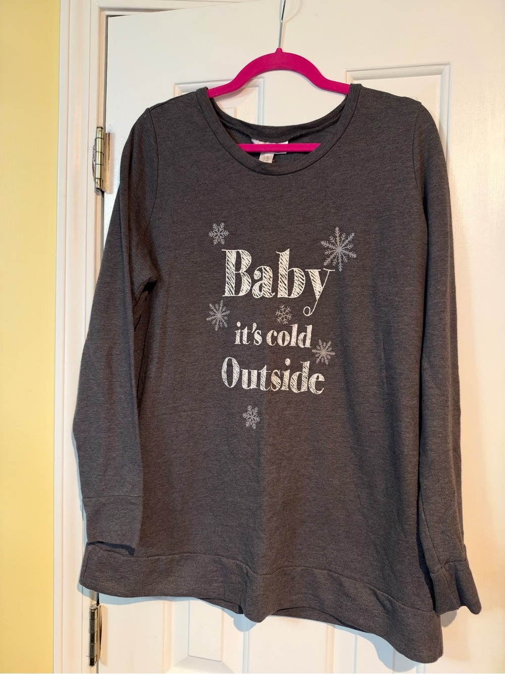 Baby It's Cold Outside Maternity Sweatshirt